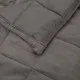 Утежнено одеяло сиво 220x240 см 15 кг плат