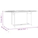 Градински трапезен комплект, 9 части, тиково дърво масив