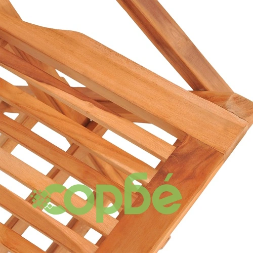 Сгъваеми градински столове, 6 бр, 55x62x90 см, тик масив ➤ топ цена ➤ sorbe.bg