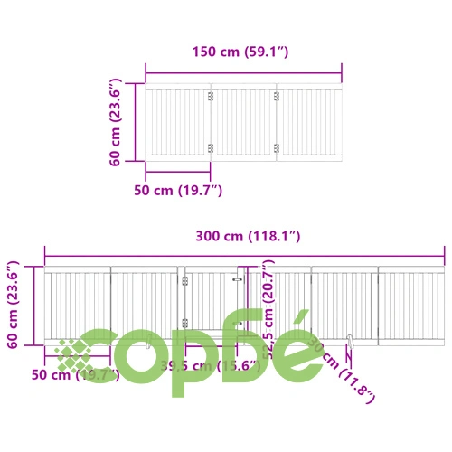 Сгъваема преграда за куче с врата 15 панела черна 750 см топола ➤ топ цена ➤ sorbe.bg