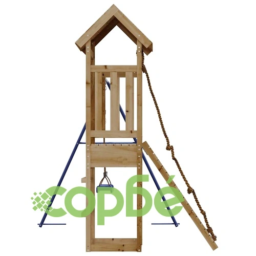 Комбинирано детско съоръжение за игра, импрегниран бор ➤ топ цена ➤ sorbe.bg