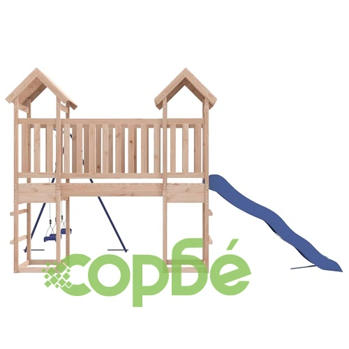 Комбинирано детско съоръжение за игра на открито, бор масив ➤ топ цена ➤ sorbe.bg