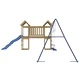 Комбинирано детско съоръжение за игра, импрегниран бор