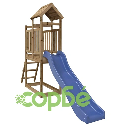 Комбинирано детско съоръжение за игра, импрегниран бор ➤ топ цена ➤ sorbe.bg