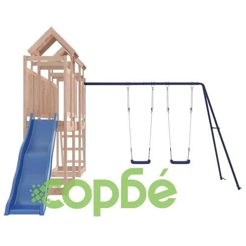 Комбинирано детско съоръжение за игра на открито, бор масив ➤ топ цена ➤ sorbe.bg