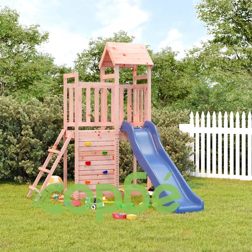 Комбинирано детско съоръжение, масивна дугласка дървесина ➤ топ цена ➤ sorbe.bg
