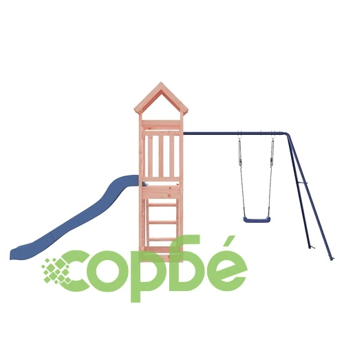 Комбинирано детско съоръжение, масивна дугласка дървесина ➤ топ цена ➤ sorbe.bg