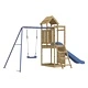 Комбинирано детско съоръжение за игра, импрегниран бор