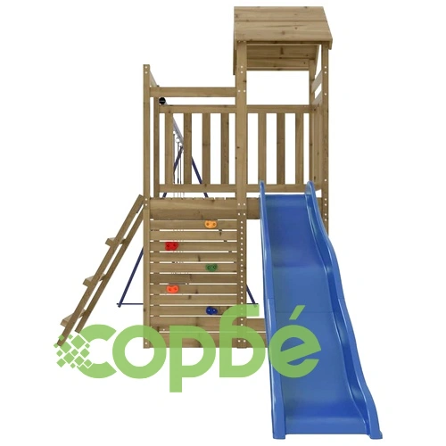 Комбинирано детско съоръжение за игра, импрегниран бор ➤ топ цена ➤ sorbe.bg