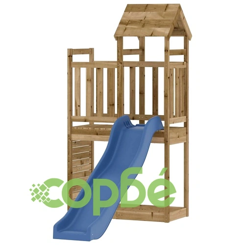 Комбинирано детско съоръжение за игра, импрегниран бор ➤ топ цена ➤ sorbe.bg