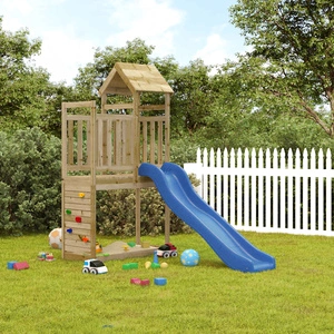 Комбинирано детско съоръжение за игра, импрегниран бор
