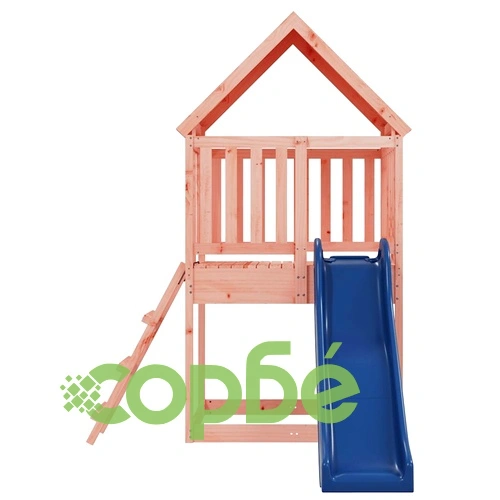 Комбинирано детско съоръжение, масивна дугласка дървесина ➤ топ цена ➤ sorbe.bg