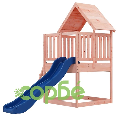 Комбинирано детско съоръжение, масивна дугласка дървесина ➤ топ цена ➤ sorbe.bg