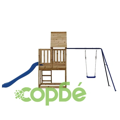 Комбинирано детско съоръжение за игра, импрегниран бор ➤ топ цена ➤ sorbe.bg