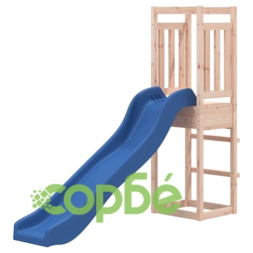 Комбинирано детско съоръжение за игра на открито, бор масив ➤ топ цена ➤ sorbe.bg