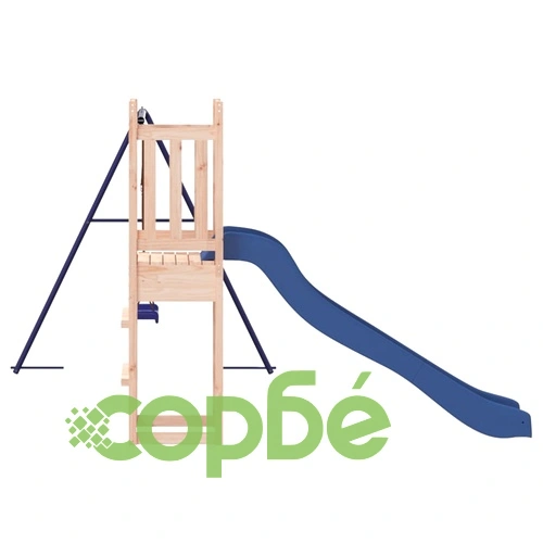 Комбинирано детско съоръжение за игра на открито, бор масив ➤ топ цена ➤ sorbe.bg