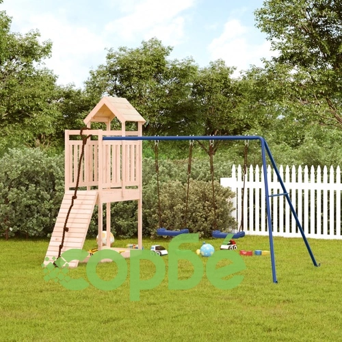 Комбинирано детско съоръжение за игра на открито, бор масив ➤ топ цена ➤ sorbe.bg