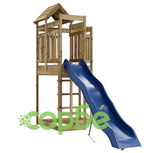 Комбинирано детско съоръжение за игра, импрегниран бор ➤ топ цена ➤ sorbe.bg