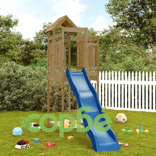 Комбинирано детско съоръжение за игра, импрегниран бор ➤ топ цена ➤ sorbe.bg
