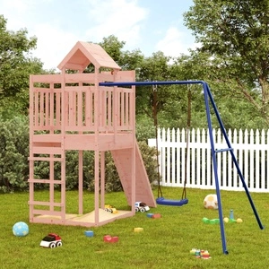 Комбинирано детско съоръжение, масивна дугласка дървесина