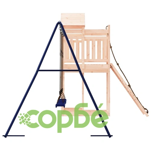 Комбинирано детско съоръжение за игра на открито, бор масив ➤ топ цена ➤ sorbe.bg