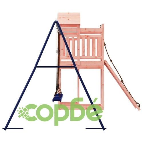 Комбинирано детско съоръжение, масивна дугласка дървесина ➤ топ цена ➤ sorbe.bg