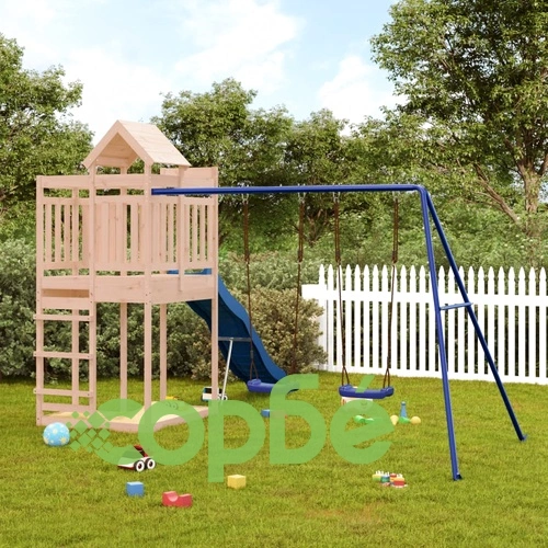 Комбинирано детско съоръжение за игра на открито, бор масив ➤ топ цена ➤ sorbe.bg