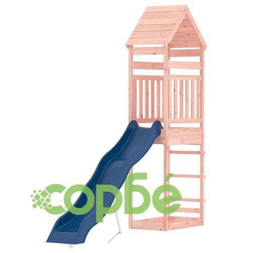 Комбинирано детско съоръжение, масивна дугласка дървесина ➤ топ цена ➤ sorbe.bg