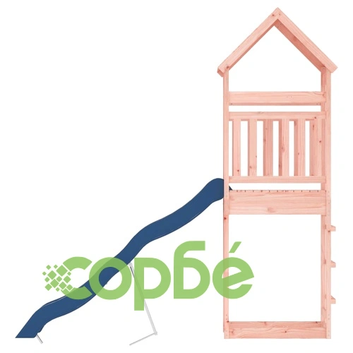 Комбинирано детско съоръжение, масивна дугласка дървесина ➤ топ цена ➤ sorbe.bg