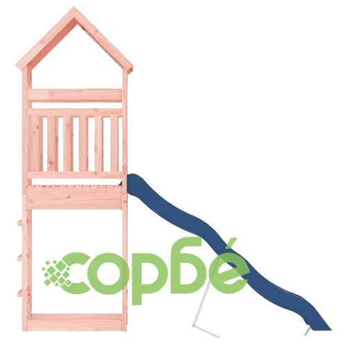 Комбинирано детско съоръжение, масивна дугласка дървесина ➤ топ цена ➤ sorbe.bg