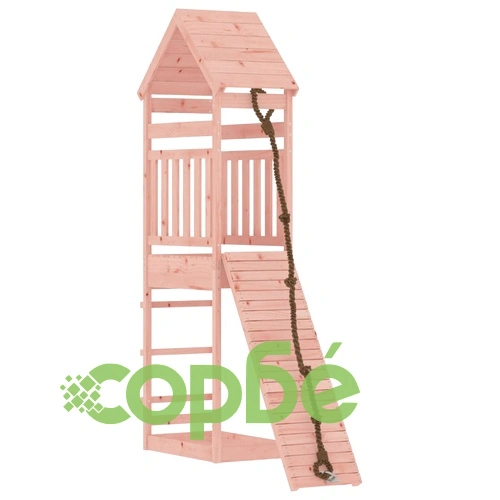 Къща за игра със стена за катерене, масивна дугласка дървесина ➤ топ цена ➤ sorbe.bg