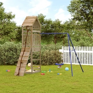 Комбинирано детско съоръжение за игра, импрегниран бор