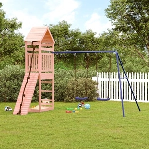 Комбинирано детско съоръжение, масивна дугласка дървесина