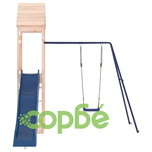 Комбинирано детско съоръжение за игра на открито, бор масив ➤ топ цена ➤ sorbe.bg
