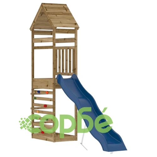 Комбинирано детско съоръжение за игра, импрегниран бор ➤ топ цена ➤ sorbe.bg