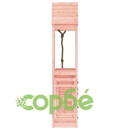 Къща за игра със стена за катерене, масивна дугласка дървесина ➤ топ цена ➤ sorbe.bg