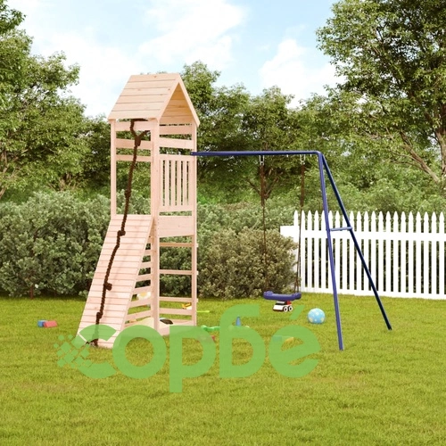 Комбинирано детско съоръжение за игра на открито, бор масив ➤ топ цена ➤ sorbe.bg