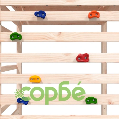 Комбинирано детско съоръжение за игра на открито, бор масив ➤ топ цена ➤ sorbe.bg