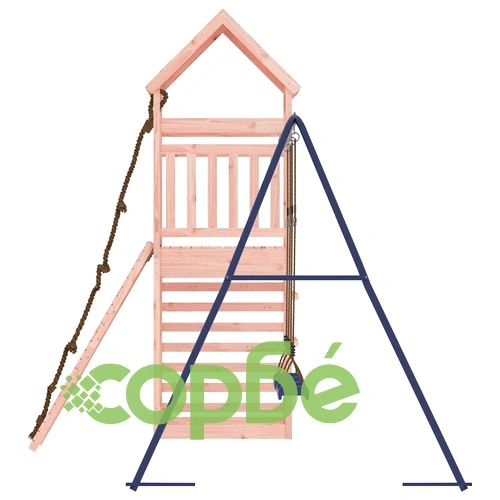 Комбинирано детско съоръжение, масивна дугласка дървесина ➤ топ цена ➤ sorbe.bg
