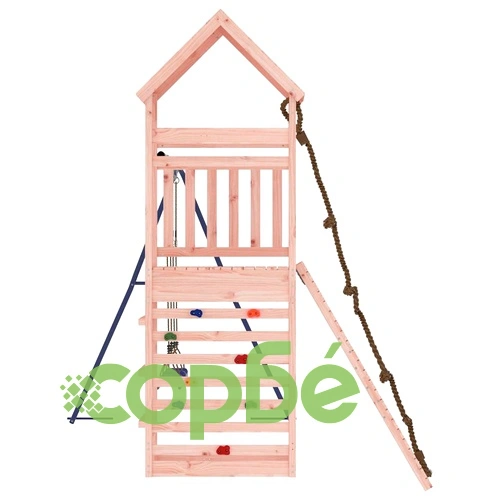Комбинирано детско съоръжение, масивна дугласка дървесина ➤ топ цена ➤ sorbe.bg