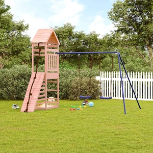 Комбинирано детско съоръжение, масивна дугласка дървесина