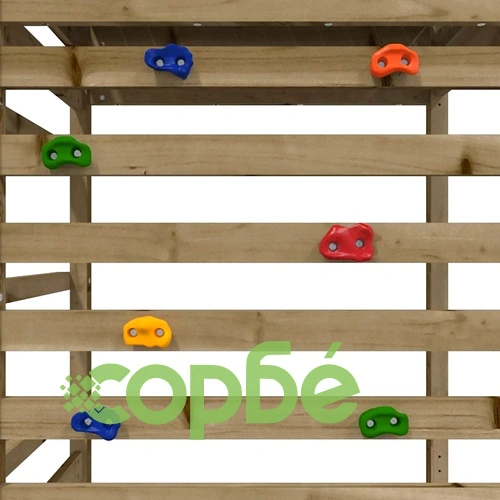 Комбинирано детско съоръжение за игра, импрегниран бор ➤ топ цена ➤ sorbe.bg