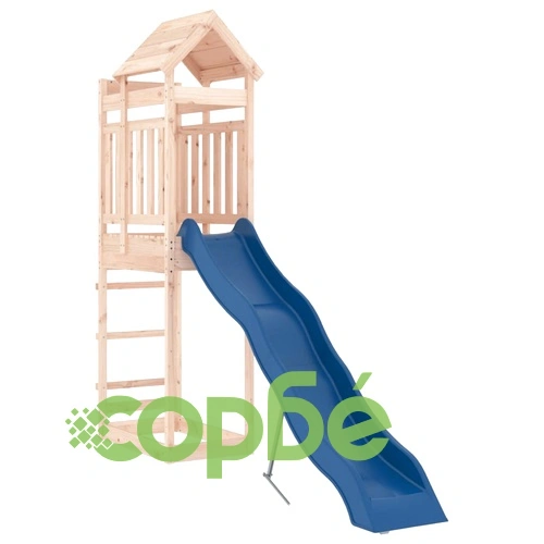 Комбинирано детско съоръжение за игра на открито, бор масив ➤ топ цена ➤ sorbe.bg