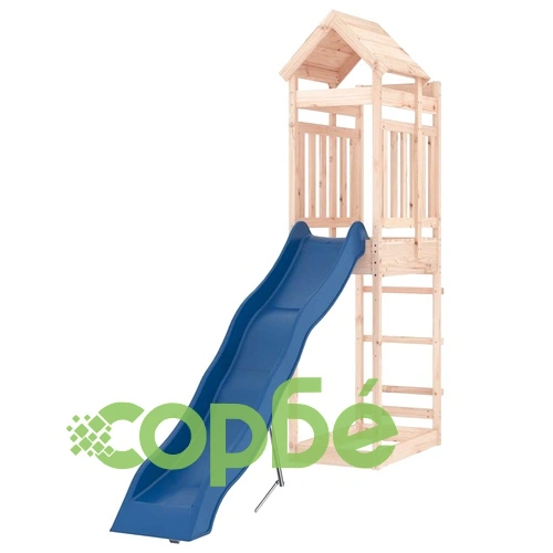 Комбинирано детско съоръжение за игра на открито, бор масив ➤ топ цена ➤ sorbe.bg