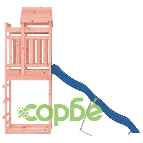 Комбинирано детско съоръжение, масивна дугласка дървесина ➤ топ цена ➤ sorbe.bg