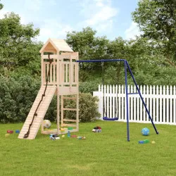 Комбинирано детско съоръжение за игра на открито, бор масив