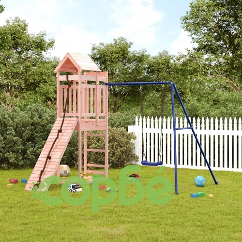 Комбинирано детско съоръжение, масивна дугласка дървесина ➤ топ цена ➤ sorbe.bg