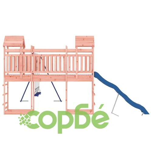 Комбинирано детско съоръжение, масивна дугласка дървесина ➤ топ цена ➤ sorbe.bg
