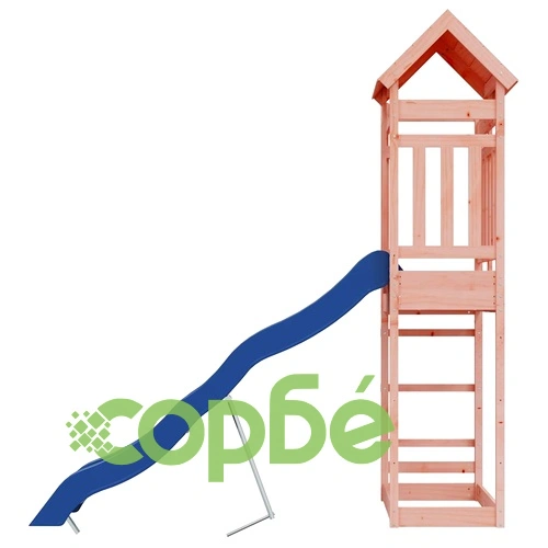 Комбинирано детско съоръжение, масивна дугласка дървесина ➤ топ цена ➤ sorbe.bg