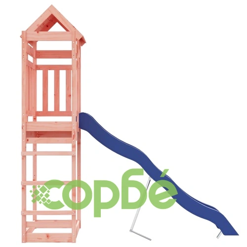 Комбинирано детско съоръжение, масивна дугласка дървесина ➤ топ цена ➤ sorbe.bg